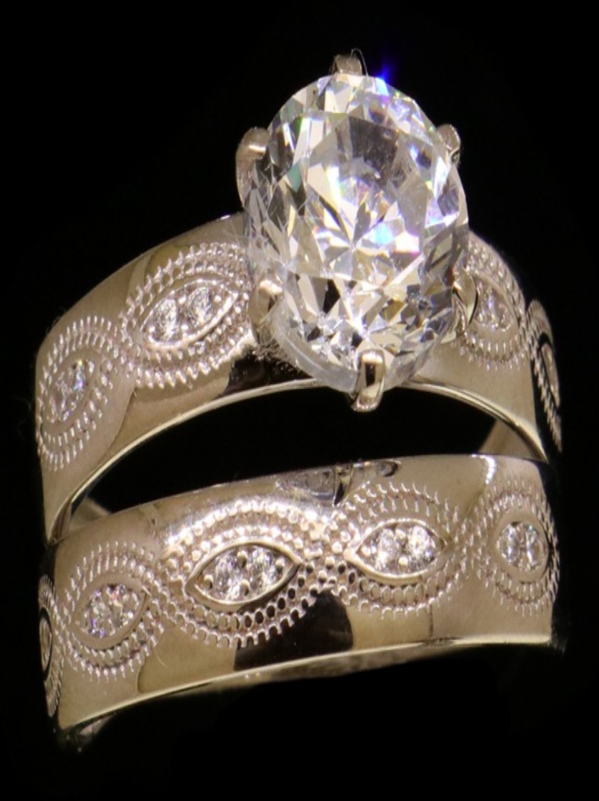 18K Gold Bridal Set